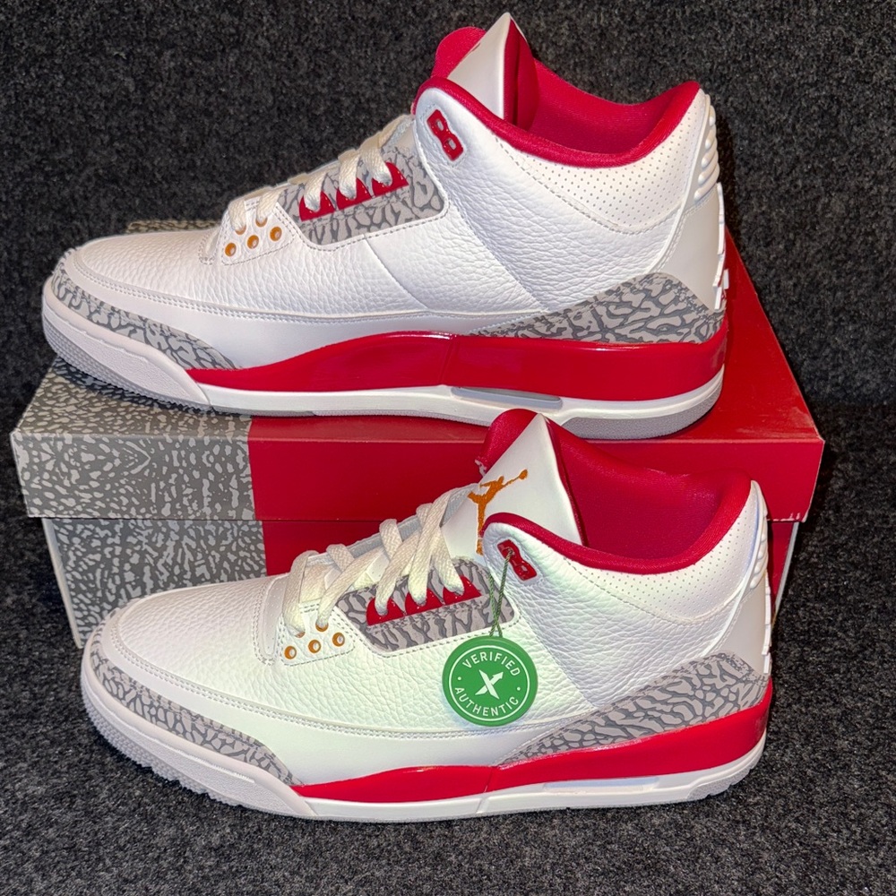 Air Jordan 3 Retro Cardinal Red (BRAND NEW)